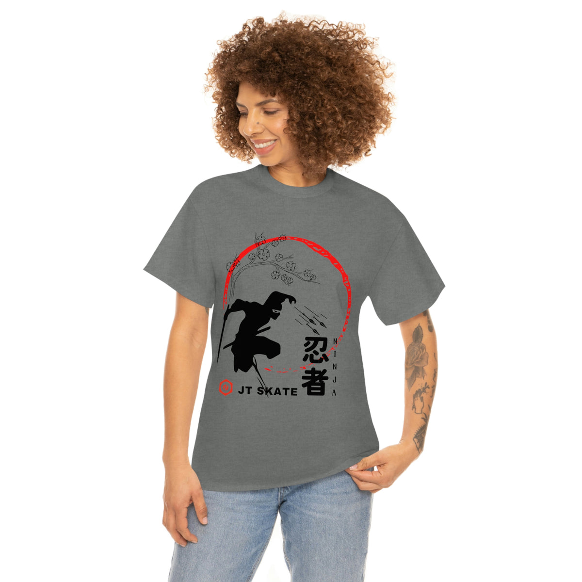 Unisex Ninja - Heavy Cotton T-Shirts - JT Skate