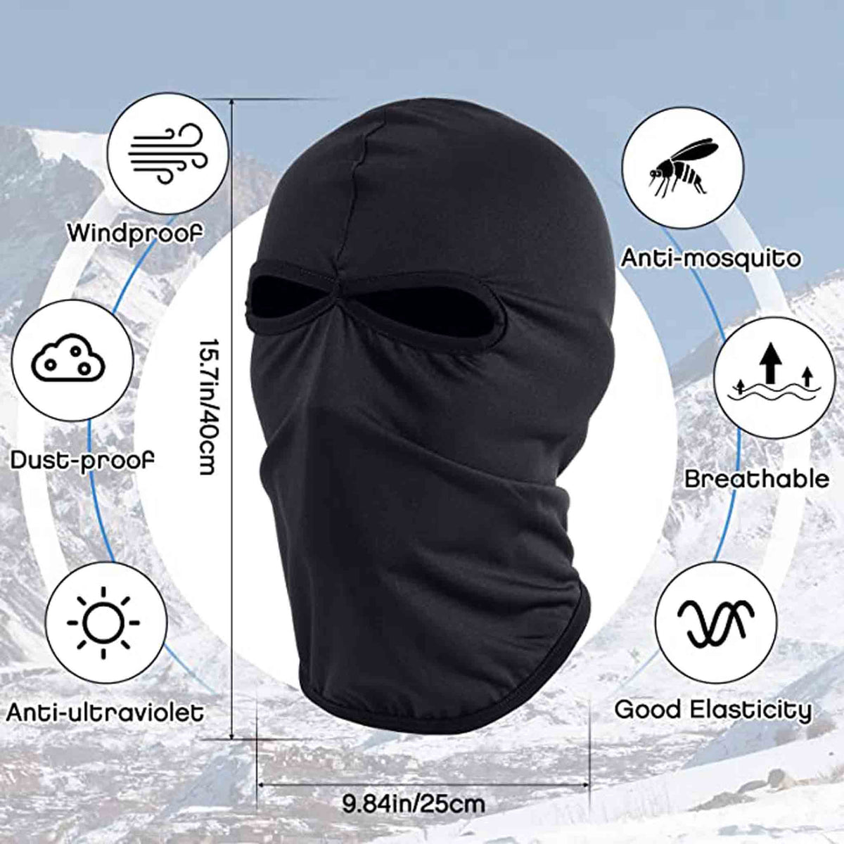 Ultra thin Lightweight Balaclava - Sports &amp; Outdoors - Adult - JT Skateboard