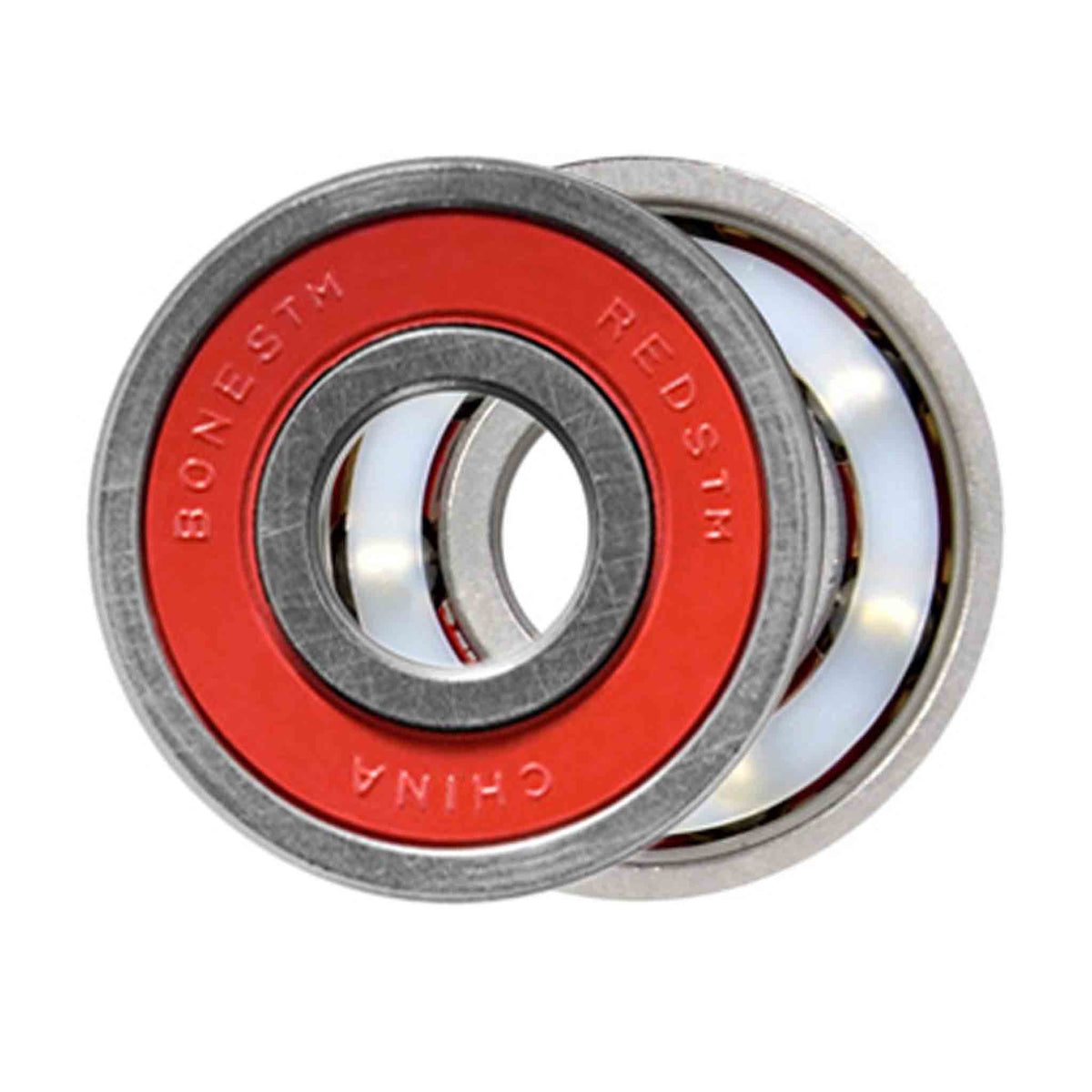 Reds Bearings Pack of 8 - Bones Reds - Roller Skates Parts and Accessories | JT Skate