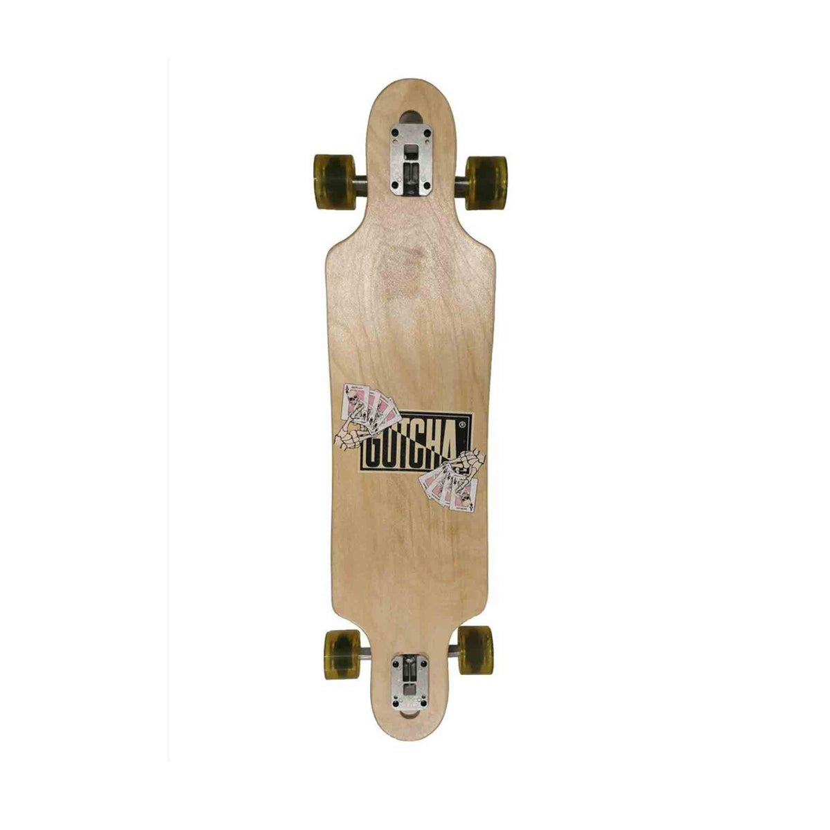 Gotcha Drop Through Longboard - Zombie 36&quot; - JT Skateboard