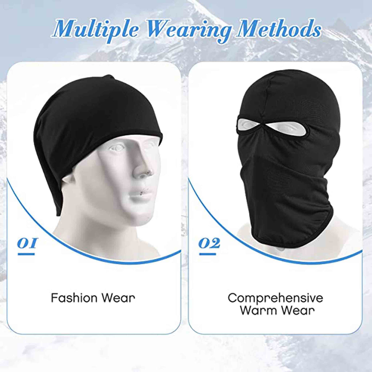 Ultra thin Lightweight Balaclava - Sports &amp; Outdoors - Adult - JT Skateboard