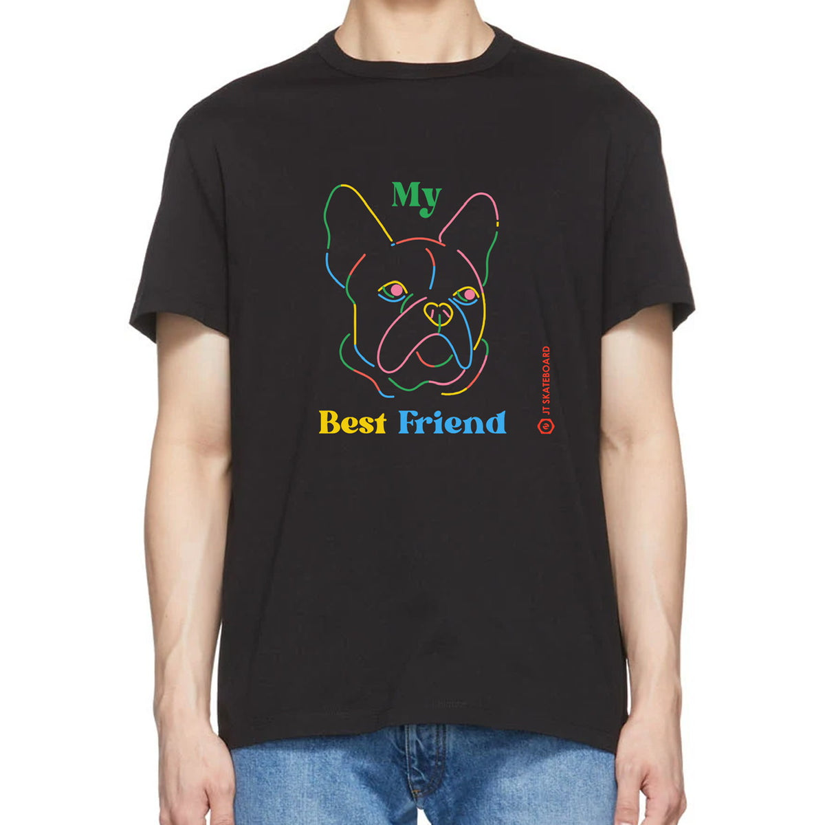 My Best Friend | Relaxed Loose Fitting T-Shirts - JT Skateboard - JT Skateboard