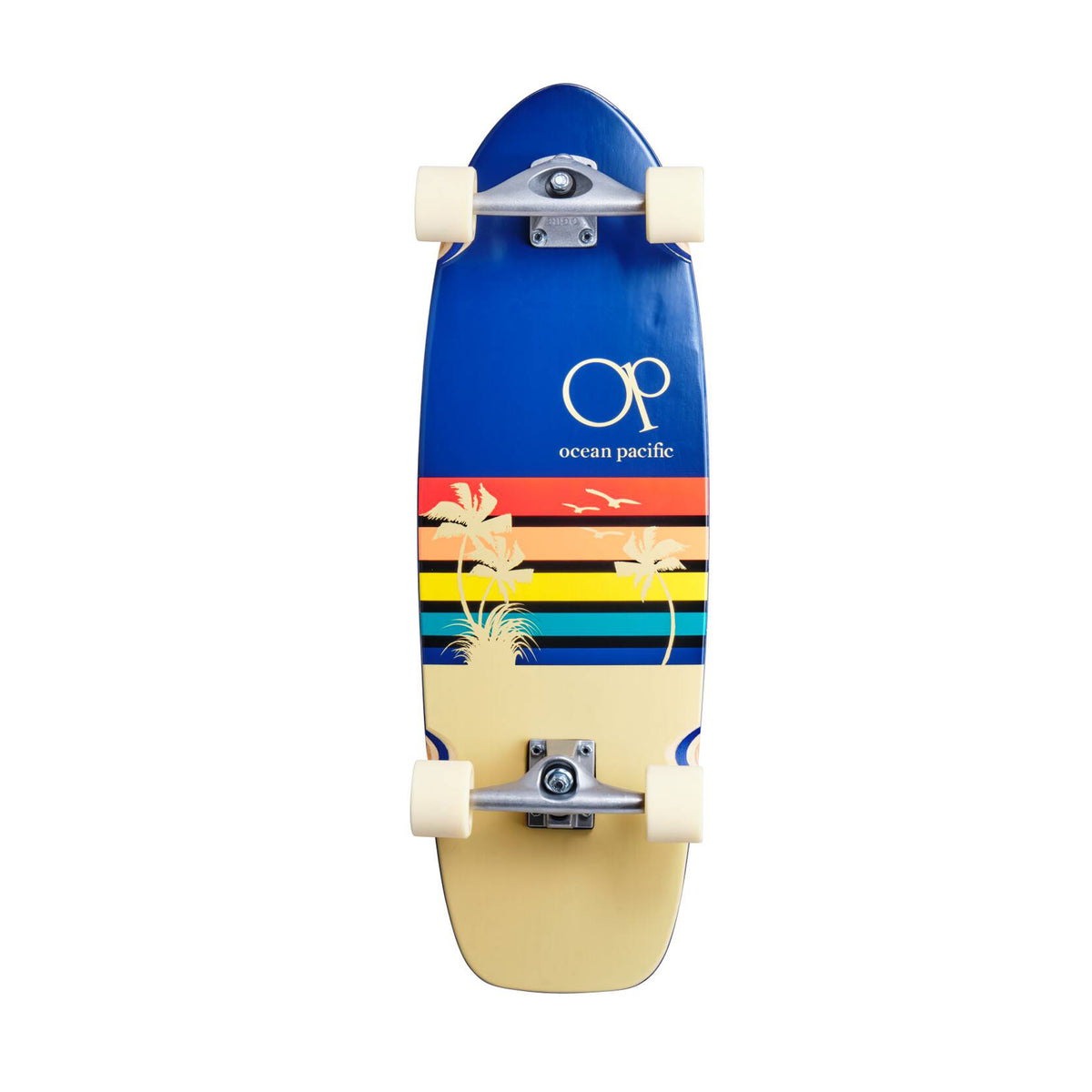 Surf Skateboard 32&quot; Ocean Pacific - Sunset Navy - JT Skateboard