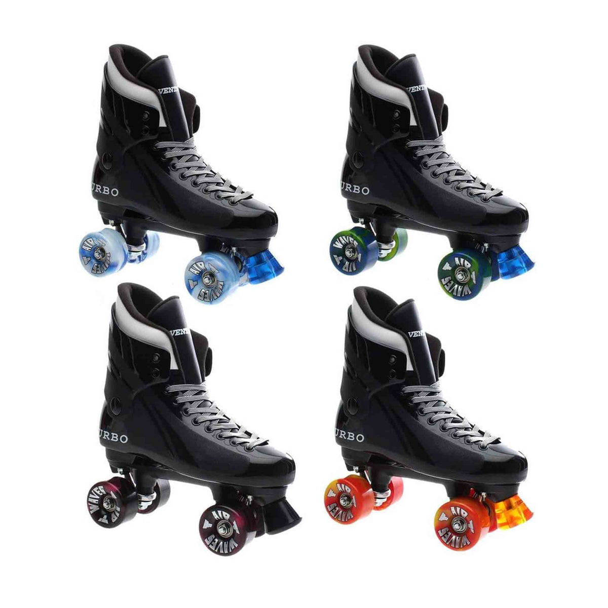 Ventro Turbo Pro with Air Waves Wheels and ABEC-5 Bearings - Roller Skates | JT Skate