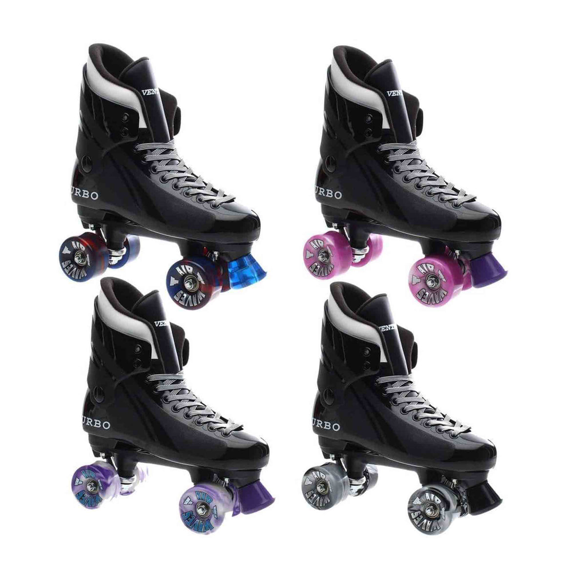 Ventro Turbo Pro with Air Waves Wheels and ABEC-5 Bearings - Roller Skates | JT Skate