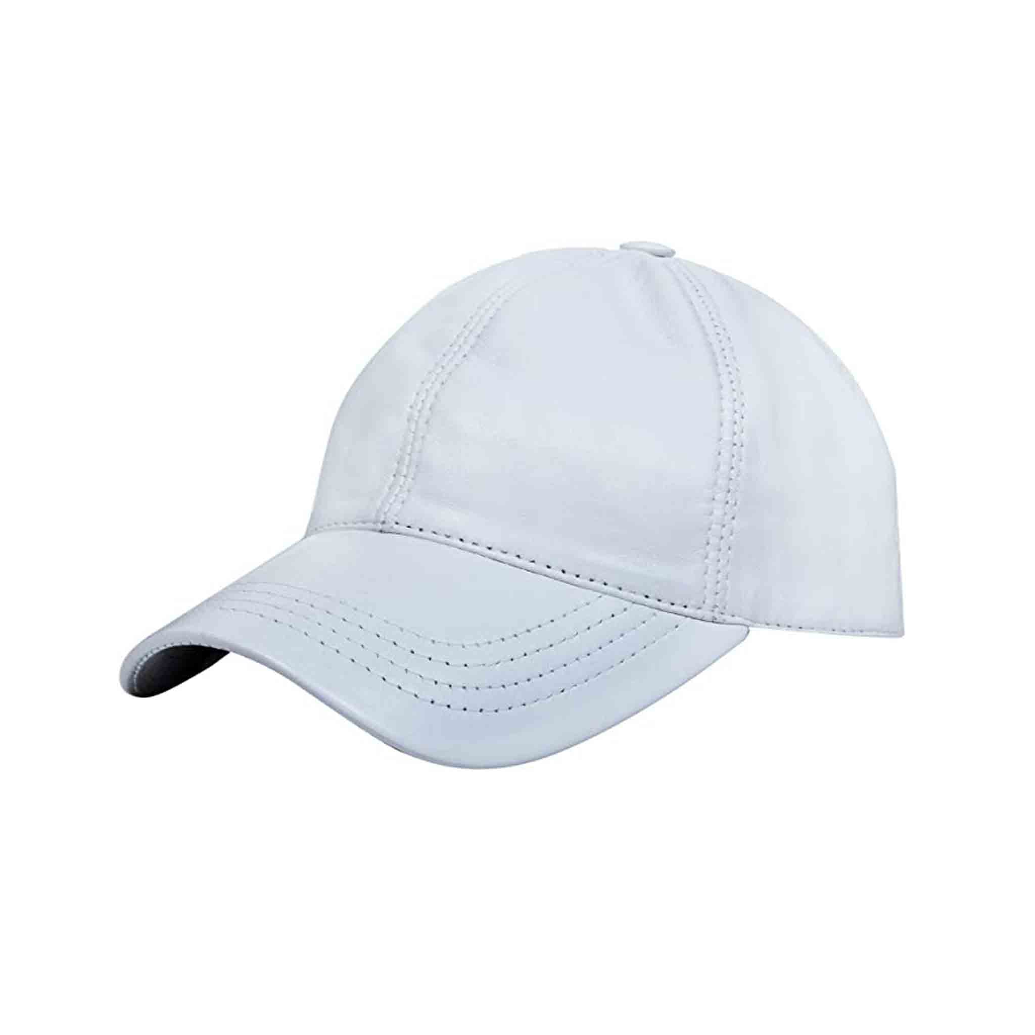 White leather baseball hat new arrivals
