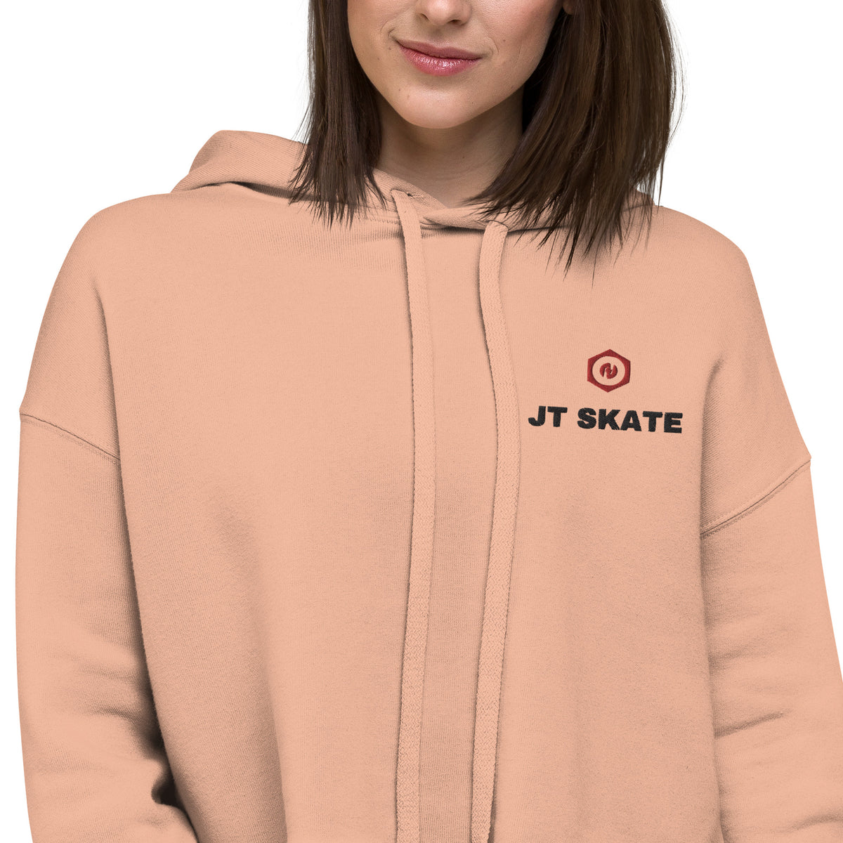 Women Crop Hoodie - JT Skate - JT Skateboard