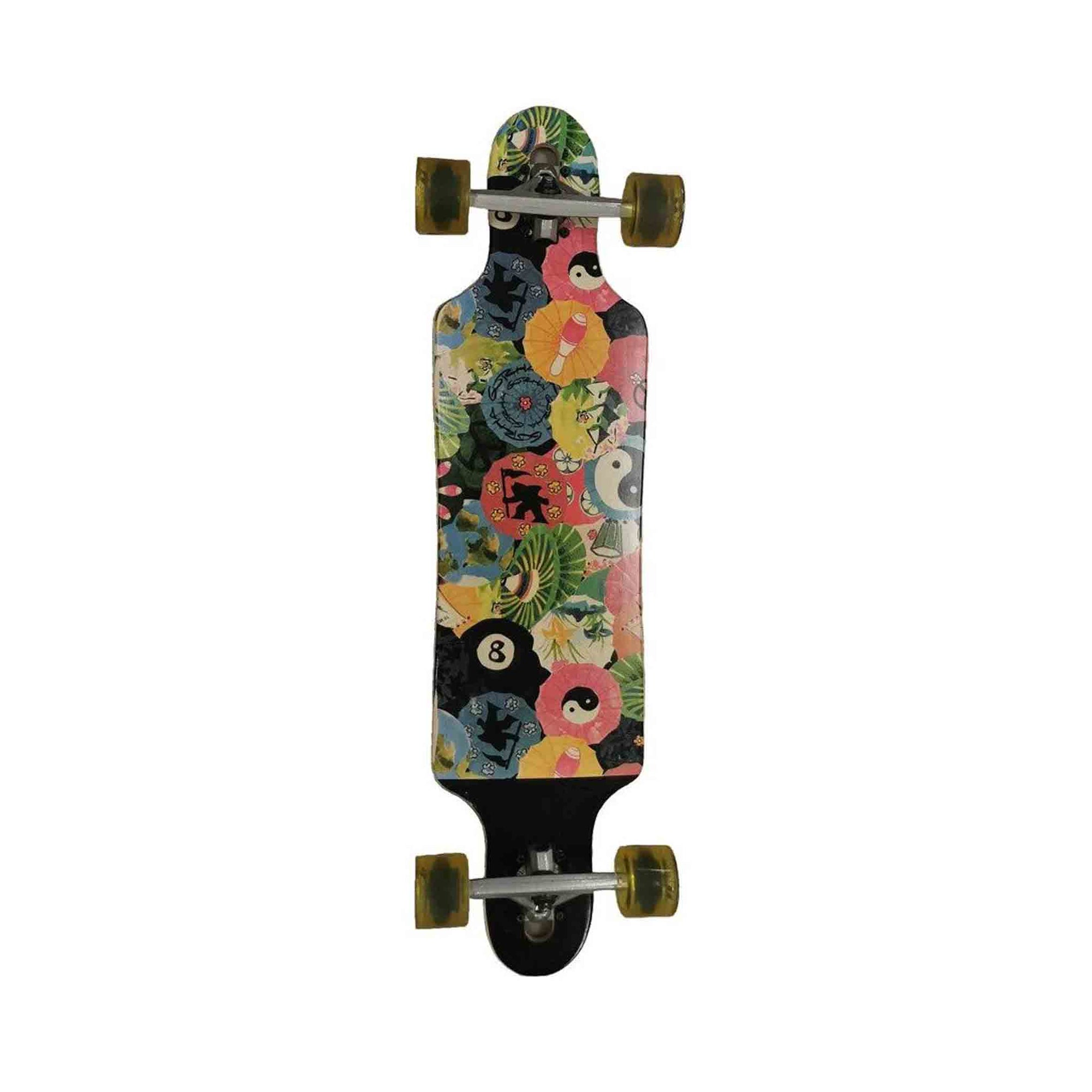 Gotcha Drop Through Longboard - Zombie 36" - JT Skateboard